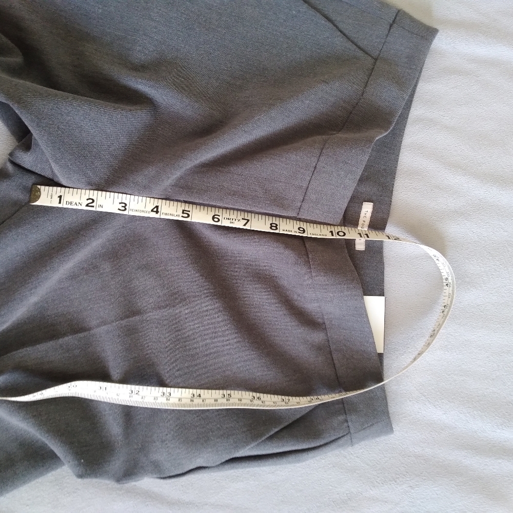 NWT Anne Klein dark grey heather the founder wide leg size 6 - Picture 6 of 12